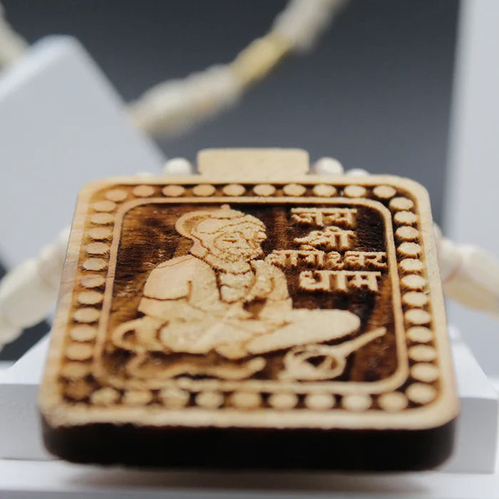 Original Big Size Jai Shree Bagheshwar dham Pure White Tulsi Mala