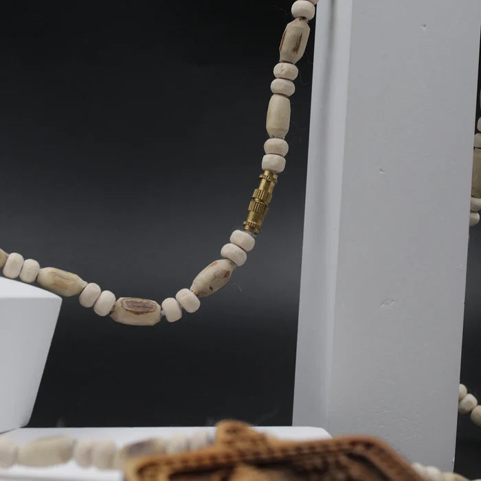 Original Big Size Jai Shree Bhageshwar Dham Pure White Tulsi Mala